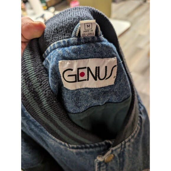 Vintage Genius American Forces Network Jean Denim Jacket. M - Picture 4 of 4